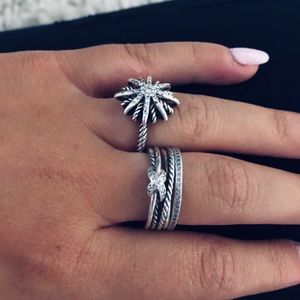 David Yurman X Crossover Ring. Size 7